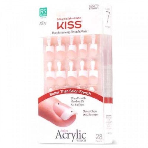 KISS SALON ACRYLIC FRENCH KSA01